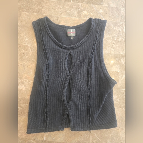 Free People Movement Cut Out Tank Sz Med - Picture 1 of 2